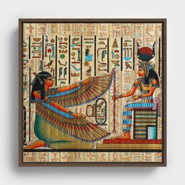 Egyptian - Isis Framed Canvas