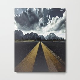 grand teton national park road Metal Print