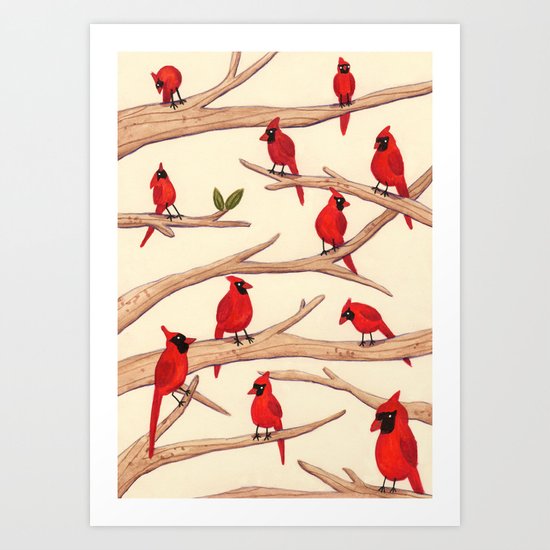 Cardinals Art Print