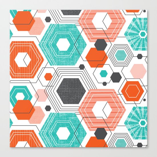 Too Hip To Be Square Canvas Print