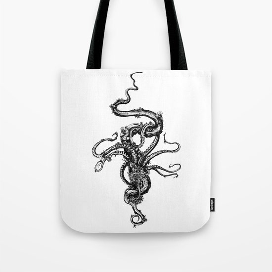 Octoflowers Tote Bag