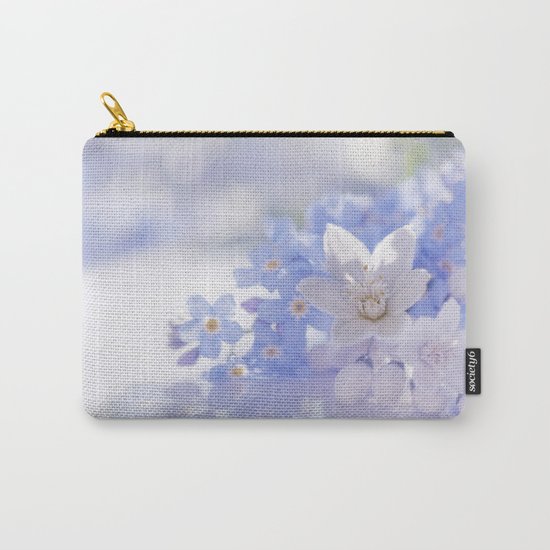 Queen and court- Springflowers in blue and white - Stilllife Carry-All Pouch