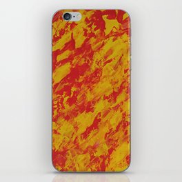 Abstraction Fire Yellow Orange iPhone Skin