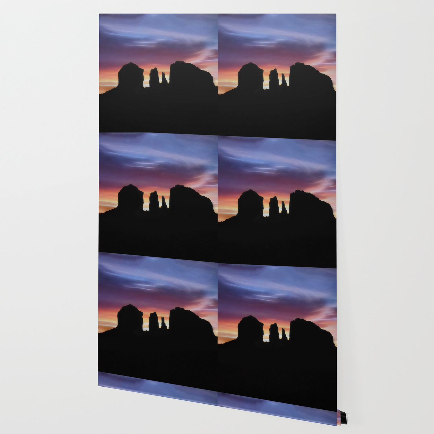 Sunrise Silhouettes Wallpaper By Kathyweaver Society6