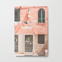 435. Typical italian life, Venice, Italy Metal Print