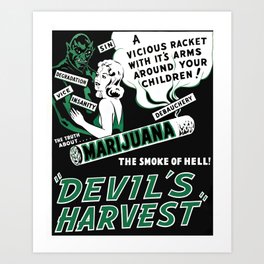 Devil's Harvest Art Print