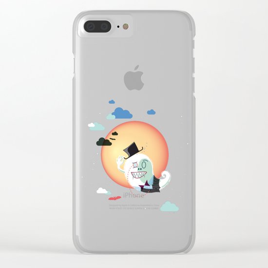Monsieur Salut Clear iPhone Case
