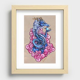 Smokey Dragon Recessed Framed Print