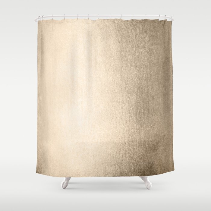 White Gold Sands Shower Curtain