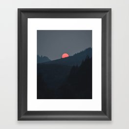 Haze Framed Art Print
