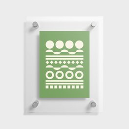 Patterned shape line collection 15 Floating Acrylic Print