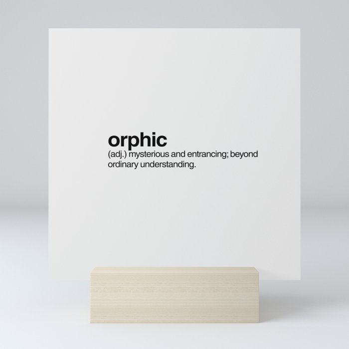 orphic Mini Art Print