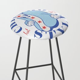 Chicago Style Hot Dog Bar Stool