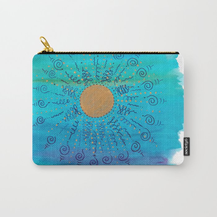 Light Language - Spirals of the Sun Carry-All Pouch