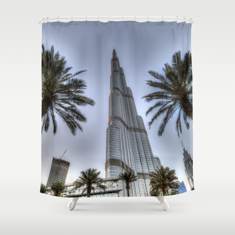 Burj Khalifa Dubai Shower Curtain By Davidpyatt Society6