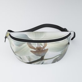 White orchid Fanny Pack