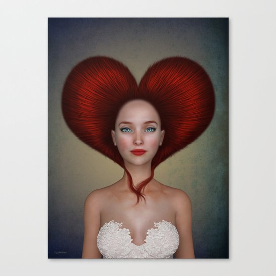 Queen of Hearts Canvas Print