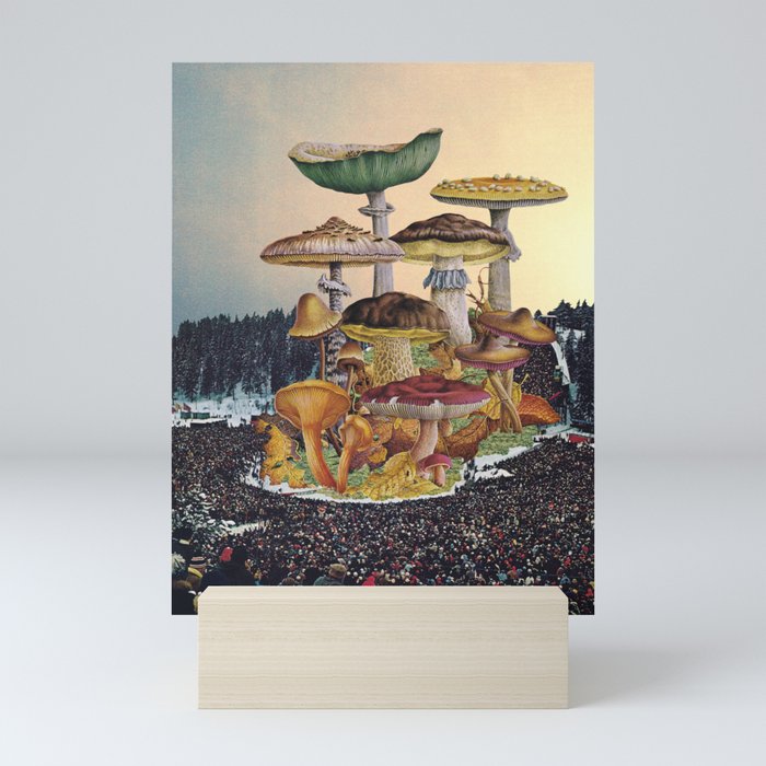 Mushroom Festival Mini Art Print