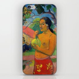 Paul Gauguin - Woman Holding a Fruit iPhone Skin