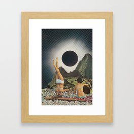 That moment in Peru Framed Art Print