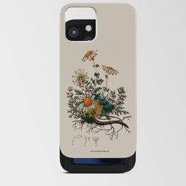 Camomile Antique Botanical Illustration iPhone Card Case