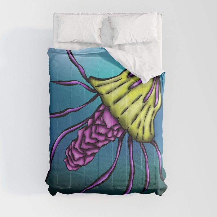 Sea creatures - jellyfish Comforter