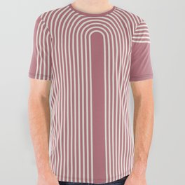 Balanced Arches - Light Pink All Over Graphic Tee