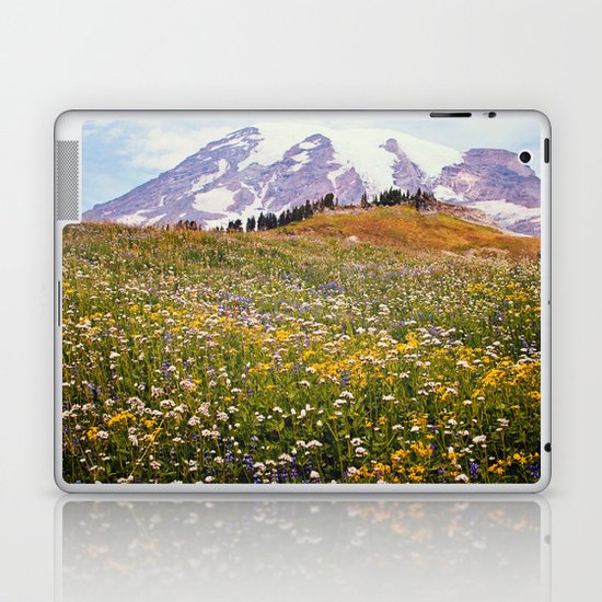 Rainier Flowers Laptop & iPad Skin