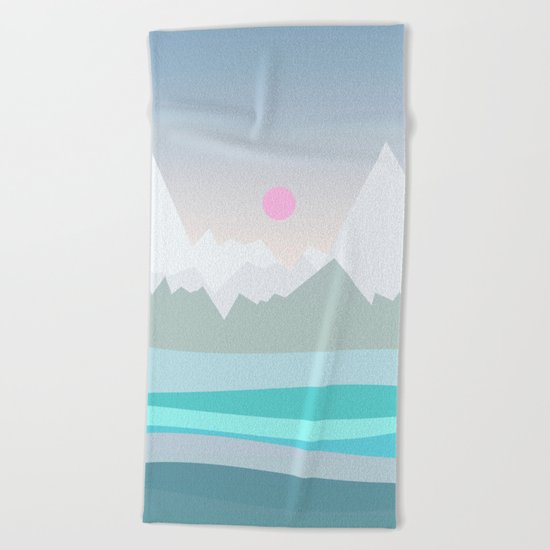 Landscape NC 06 Beach Towel