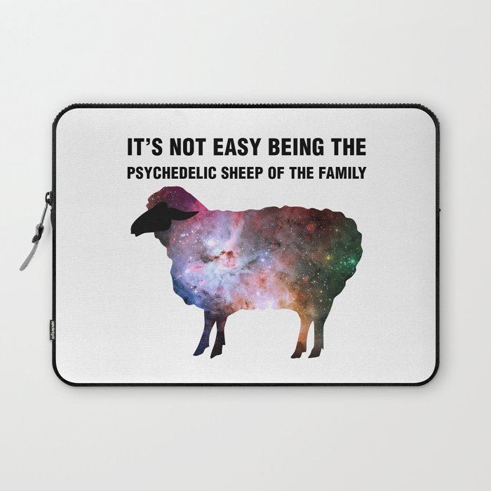 Psychedelic Sheep of the Family Laptop Sleeve