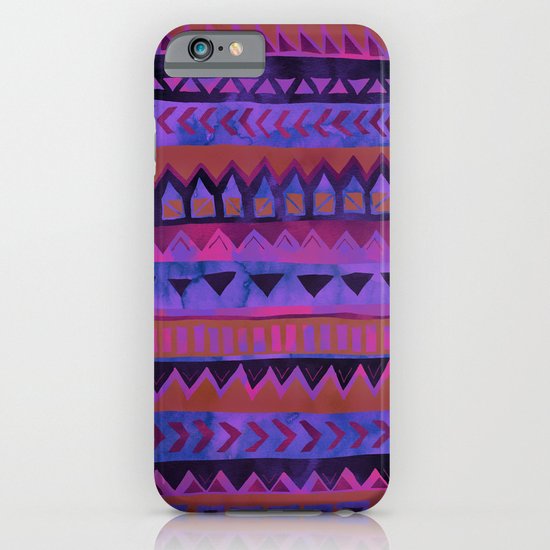 PATTERN {Tribal Stripe- Purple} iPhone & iPod Case