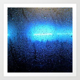 City Lights: Berlin – Unter den Linden # 70 Art Print | Unterdenlinden, City, Lights, Police, Reflexion, Taxi, Rain, Night, Citylights, Exposure 