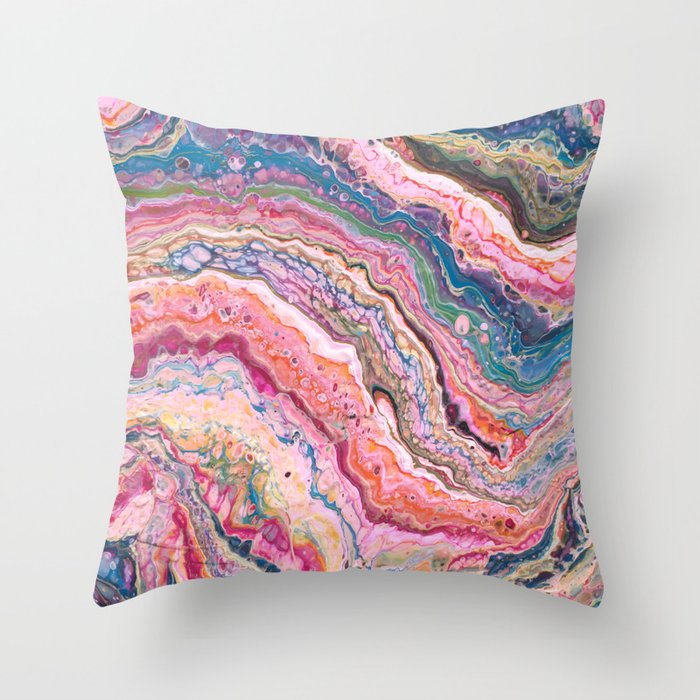 multicolor accent throw pillows