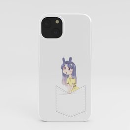 Little Bunny Girl In The Pocket iPhone Case