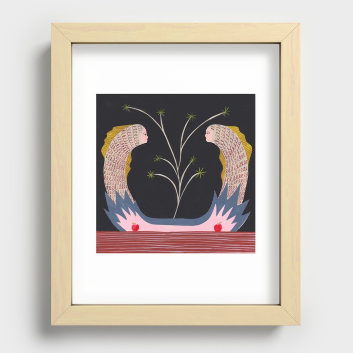 The Great Splitting of the Eel Recessed Framed Print