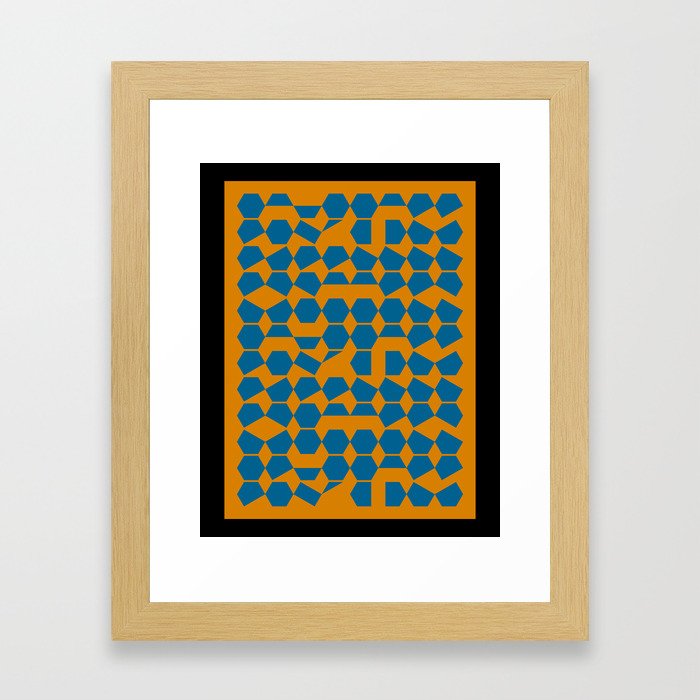 Hexagon II Trastienda Framed Art Print