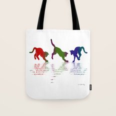 CATS RAINBOW II Tote Bag