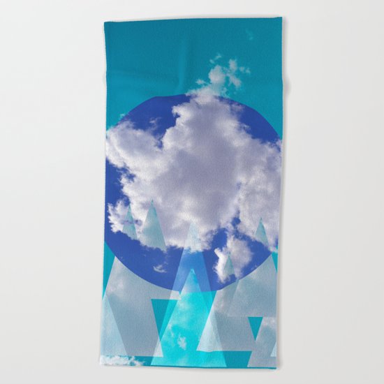 Clouds and Mountains II Beach Towel