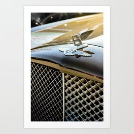 Morning B Art Print | Photo, Vintage, Color, Digital, Cardetails, Chrome, Cars, Classic, Other, English 