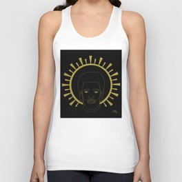 JESUS in gold ink CLOTHING Tank Top