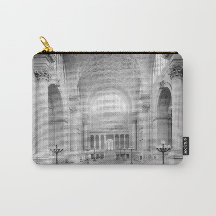 Penn Station, NY Pennsylvania Station (1910) Silver Gelatin Fibre Print Manhattan New York City black and white architecture photograph - photography - photographs Carry-All Pouch