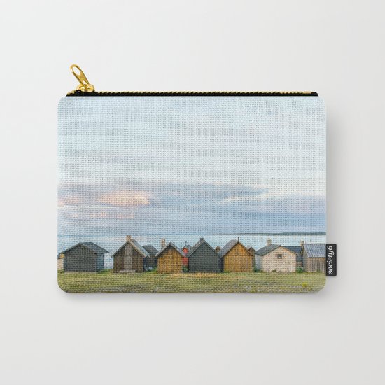 Fishing huts hutte 7 Carry-All Pouch