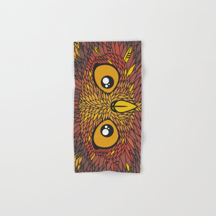 Mystery Owl from the Black forest Hand & Bath Towel