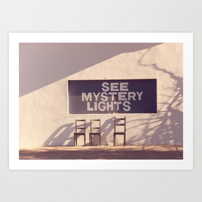 See Mystery Lights - Marfa, Texas Art Print