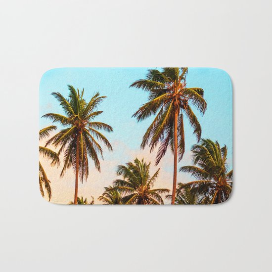 Palms trees. Bath Mat