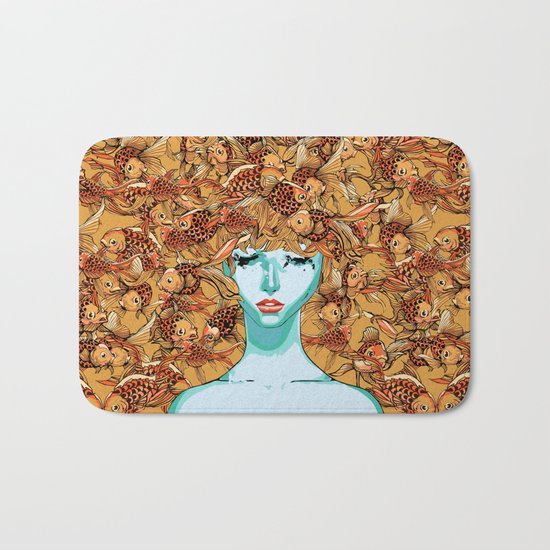 Head up, love Bath Mat