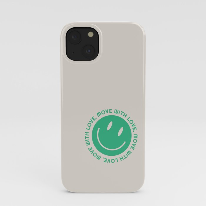 Move With Love Green Phone Case iPhone Case