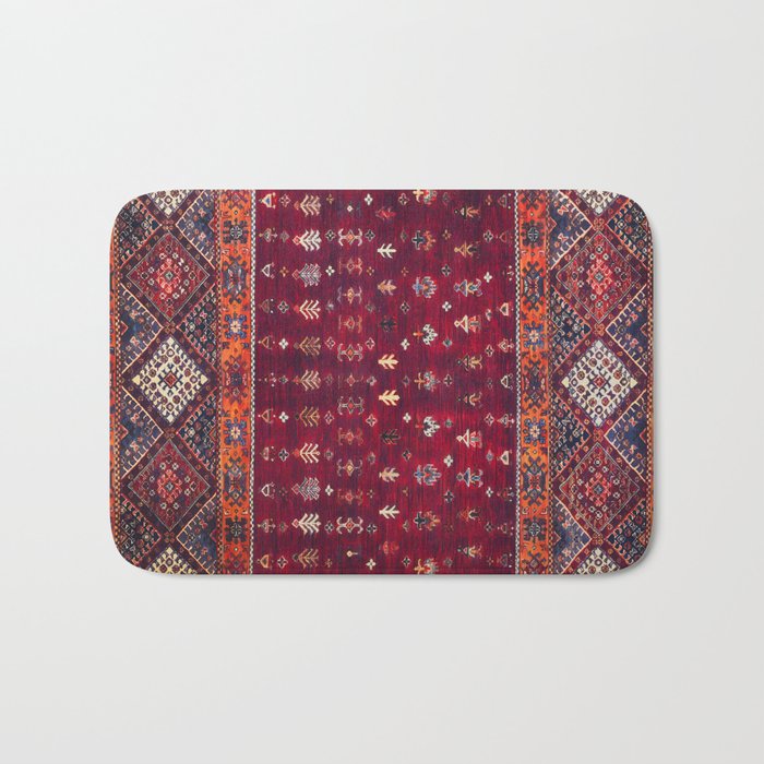 Bohemian Tapestry: Vintage Oriental Moroccan Artistry Bath Mat