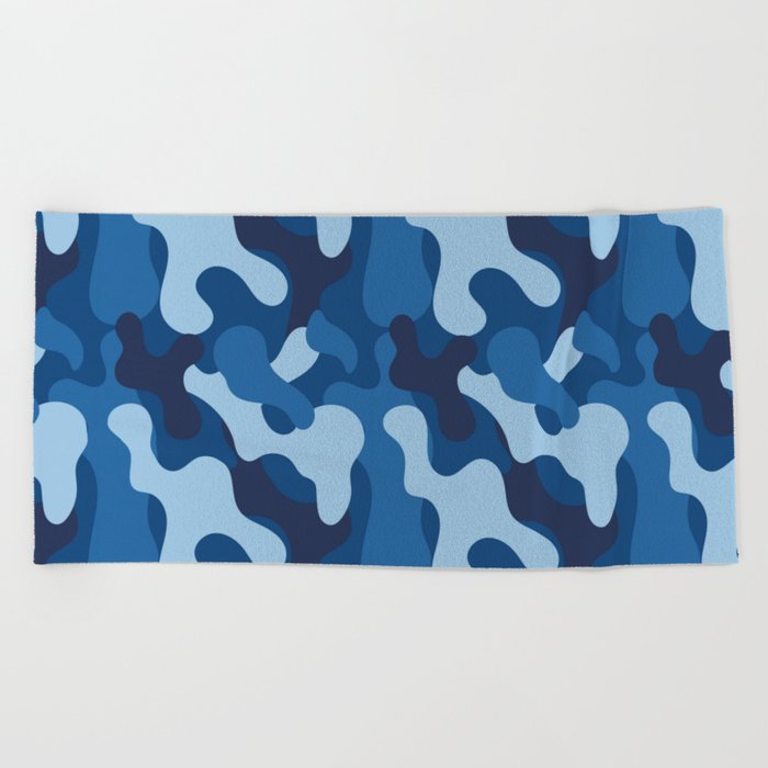 Cool Camouflage Pattern Beach Towel