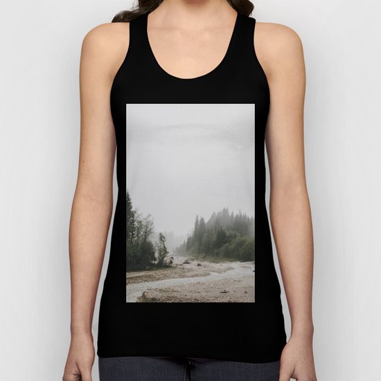 Riverside landscape photography Unisex Tank Top